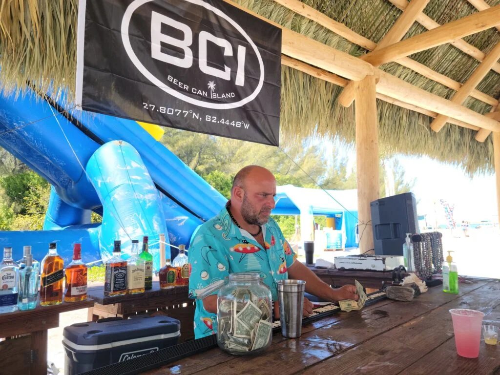 Beer Can Island aerial